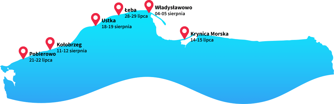 A może nad morze Radio ZET mapa