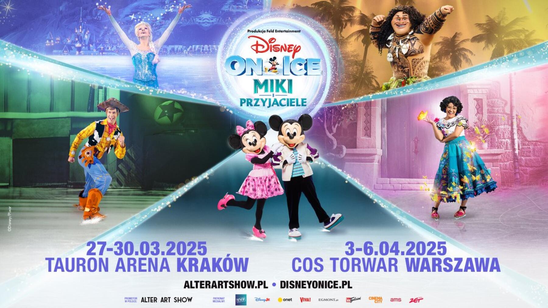 Disney On Ice 2025 Polska Kraków Warszawa