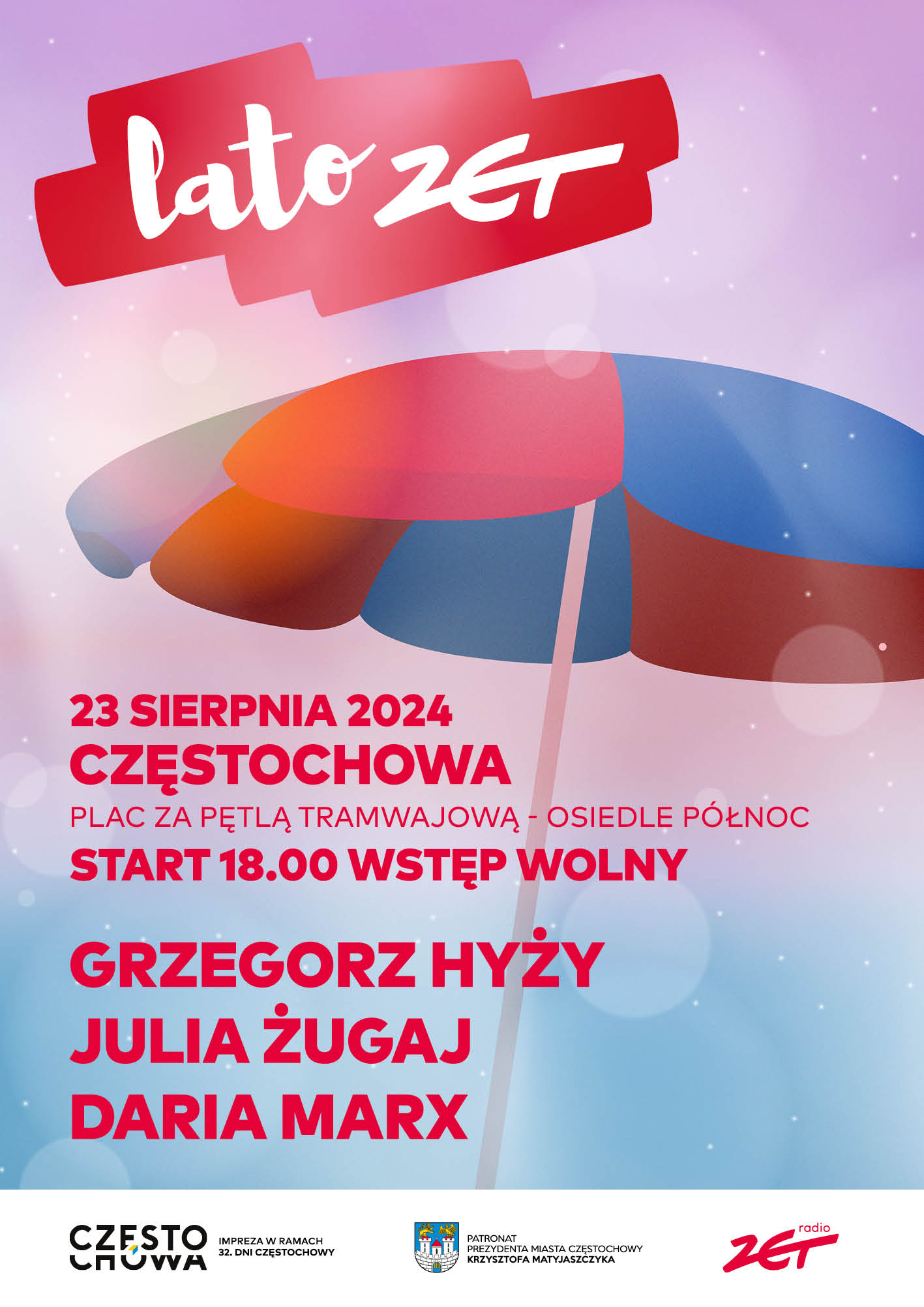 Koncert Lato ZET Częstochowa 23 sierpnia